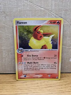 Flareon 5/115 EX Sandstorm Holo Rare Vintage Pokemon Card TCG - Image 1