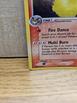 Flareon 5/115 EX Sandstorm Holo Rare Vintage Pokemon Card TCG - Image 5