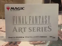 50 Cloud, Ex-SOLDIER Art Series Card 50/53 Final Fantasy MTG Magic FIN Makimura - Image 3