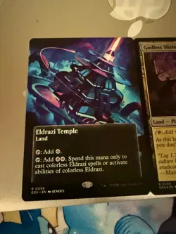 Godless Shrine Edge of Eternities Foil and eldrazi temple border less - Image 2