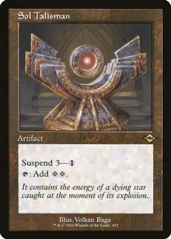 Sol Talisman - Retro Frame Modern Horizons 2 NM MTG - Image 1