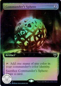 MTG Commander's Sphere (Extended Art) (693) | NM Foil | Commander Legends (CMR) - Image 1