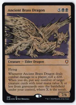 Ancient Brass Dragon (Showcase) M Commander Legends: Battle for Baldur's Gate 38 - Image 1