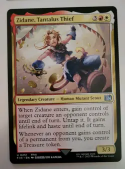MTG - Final Fantasy: Zidane, Tantalus Thief (0251) - Uncommon - Near Mint - Image 1