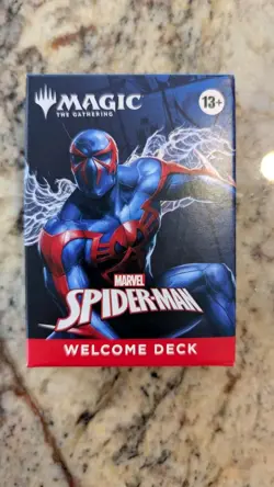 Pax 2025 Magic The Gathering Spider Man - Blue Starter Welcome Deck Box - Image 1
