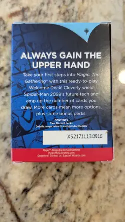 Pax 2025 Magic The Gathering Spider Man - Blue Starter Welcome Deck Box - Image 3
