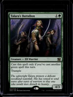 Talara's Battalion [Duel Decks: Elves vs. Inventors] Magic MTG - Image 1