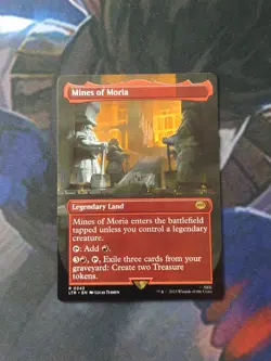 Mines of Moria - Borderless | 7% Off 2+ | UB: LOTR | NM | MTG - Image 1
