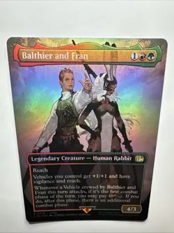 Balthier and Fran (0319) (Borderless) Final Fantasy Foil Magic: The Gathering NM - Image 2