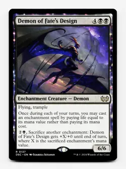 Demon of Fate's Design [Commander: Duskmourn] MTG Magic NM/M 💀💀 - Image 1