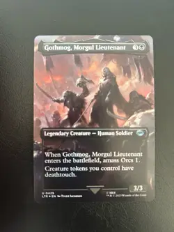 Foil Gothmog, Morgul Lieutenant (Borderless) the Lord of the Rings Uncommon 429 - Image 1