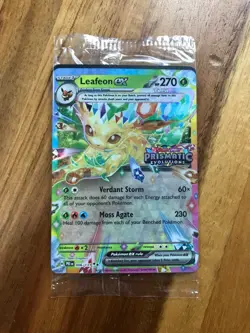 Leafeon ex 006/131 Prismatic Evolutions Stamped Promo Pokemon TCG SEALED - Image 1