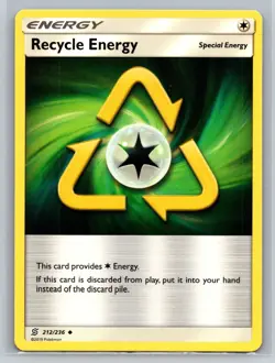 Pokemon Recycle Energy 212/236 Regular Uncommon 2019 - Image 1