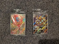 Sealed Riolu 010 and Alakazam 009 Pokemon Center Mega Evolution ETB Promos - Image 1