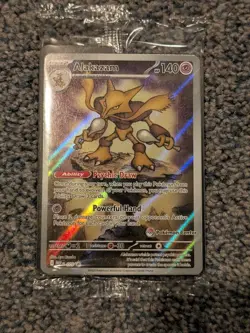 Sealed Riolu 010 and Alakazam 009 Pokemon Center Mega Evolution ETB Promos - Image 5