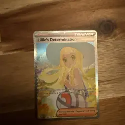 Lillie's Determination SIR 184/132 Mega Evolutions Pokemon NM - Image 1