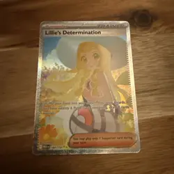 Lillie's Determination SIR 184/132 Mega Evolutions Pokemon NM - Image 2