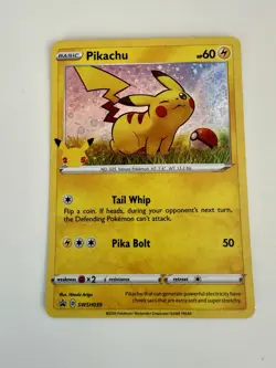 Pokemon TCG General Mills Promo Holo Pikachu SWSH039 - Image 1