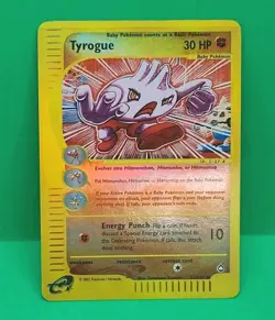 Pokemon E-Series Aquapolis Tyrogue 63/147 Reverse Holo Near Mint Condition 2003 - Image 1