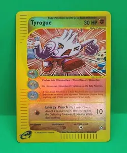 Pokemon E-Series Aquapolis Tyrogue 63/147 Reverse Holo Near Mint Condition 2003 - Image 4