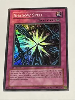 Yu-Gi-Oh TCG Shadow Spell SKE-041 Unlimited Edition Super Rare - Image 1