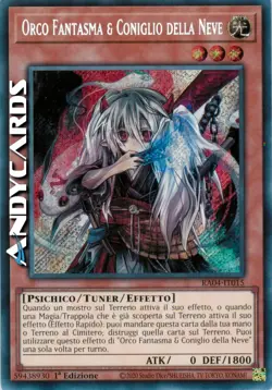 ORCO FANTASMA & CONIGLIO DELLA NEVE • Segreta • RA04 IT015 • 1Ed • Yugioh! - Image 1