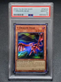 2024 Yugioh KC01-EN028 Y-Dragon Head Ultra Rare PSA 10 Gem Mint - Image 1