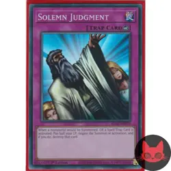 Yugioh Solemn Judgment RA02-EN075 Super Rare 1st Edition NM - Image 1