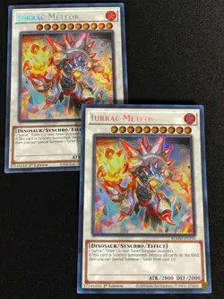 Yugioh Jurrac Meteor BLMM-EN150 1ST Secret x2 (NM) - Image 1