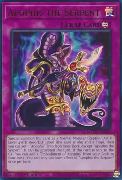 Yugioh Apophis the Serpent - MZTM-EN010 - Ultra Rare 1st Edition - Image 1