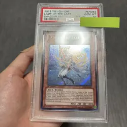 Yu-Gi-Oh PSA10 Lady of the Lake SHSP-EN084 Secret Rare 2013 English - Image 2