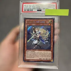 Yu-Gi-Oh PSA10 Lady of the Lake SHSP-EN084 Secret Rare 2013 English - Image 4