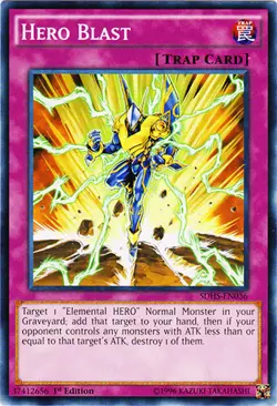 Yugioh! MP Hero Blast - SDHS-EN036 - Common - 1st Edition Moderately Played, Eng - Image 1