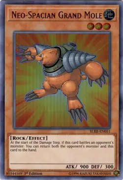 Yugioh! LP Neo-Spacian Grand Mole - BLRR-EN051 - Ultra Rare - 1st Edition Lightl - Image 1