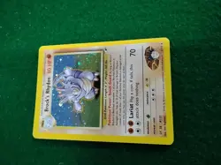 Pokemon Card BROCK’s RHYDON 2/132 HOLO Rare Gym Heroes Cosmic Splash - Image 2