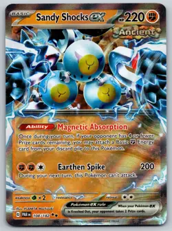 Sandy Shocks ex 108/182 SV04: Paradox Rift NM Pokemon Card TCG - Image 1