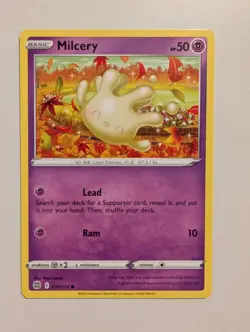 Pokemon TCG Milcery 070/172 SWSH: Brilliant Stars Regular Common Card EN-NM 2022 - Image 1