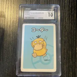 CGC 10 Gem Mint Psyduck Old Maid 2019 Japanese Pokemon Card - Image 1