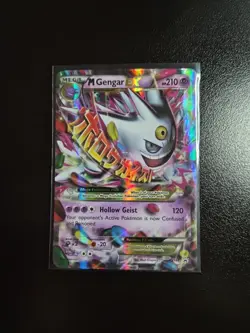 M Gengar EX XY166 Holo Card Lightly Played, Great Condition - Image 1