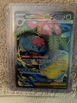 Mega Venusaur EX 155/132 Mega Evolution ENGLISH Pokemon TCG Card NM - Image 1