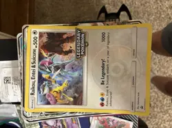 Raikou Entei & Suicune Legendary Pokemon Jumbo Promo Card 2018 - Be Legendary! - Image 1