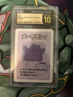 CGC 10 Pristine Ditto Old Maid 2019 Japanese Pokemon Card - Image 1