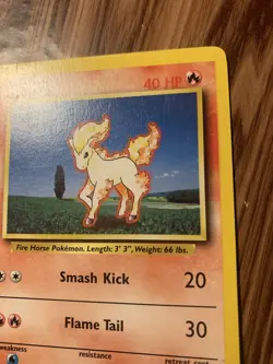Ponyta 60/102 Base Set Rare Vintage Pokemon Card TCG Card - Image 5