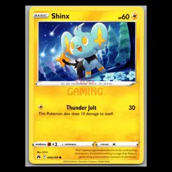 Pokemon Card - Shinx - 040/159 - Non Holo - English - Crown Zenith - Image 1