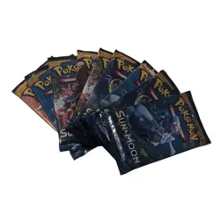 Pokemon Sun & Moon Trading Card Game Booster Packs Lot of 9 Sealed TCG - Image 1
