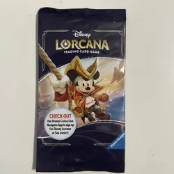 SEALED Cruise Exclusive Pirate Captain Mickey DISNEY Lorcana Game Card 13-P3 - Image 1