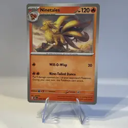 Pokemon Card Ninetales 029/197 Non Holo Obsidian Flames 2023 NM-Mint - Image 1