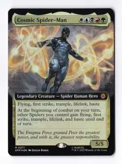 Cosmic Spider-Man (Extended Art) (Foil) 0271 (M) MTG Marvel's Spider-Man (SPM) - Image 1