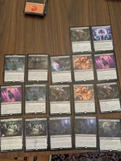 MTG Lot - 17 Black Rares/Mythics + 28 Foil Swamps (Zendikar Rising) - Image 1