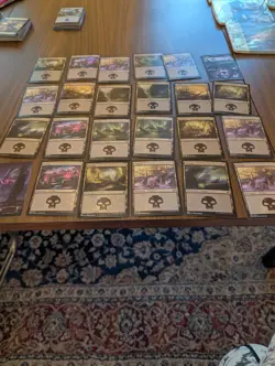 MTG Lot - 17 Black Rares/Mythics + 28 Foil Swamps (Zendikar Rising) - Image 2
